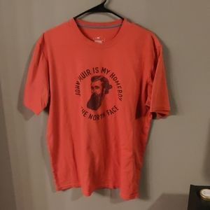 North face t shirt john muir large